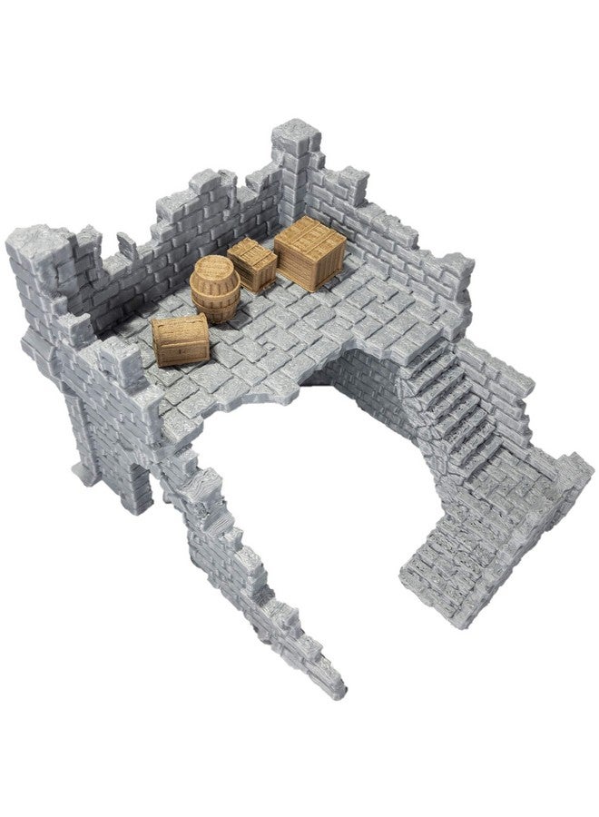 Extruded Gaming Building Ruins Set 1B - Image 1