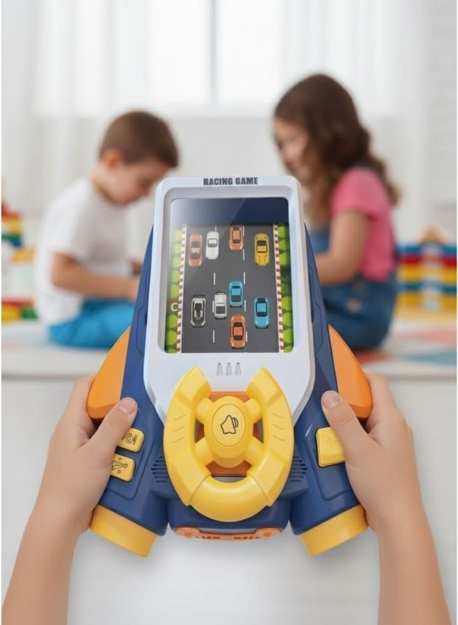 جي دي تويز لعبة سيارة لعبة محاكاة عجلة القيادة لعبة سباق مع الموسيقى للأطفال - Image 1