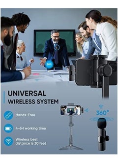 ELTRAZONE 2 PCS Professional Wireless Lavalier Microphone for iPhone iPad only  - Image 4