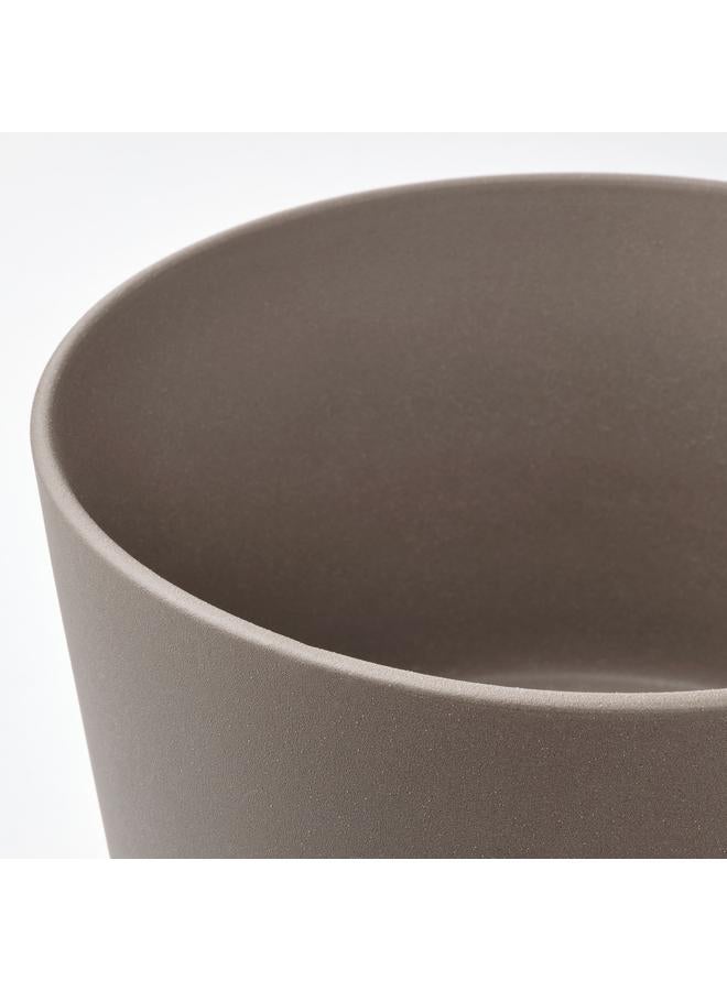 erorex Plant Pot With Saucer, In/Outdoor Grey-Brown, 15 Cm - Image 5