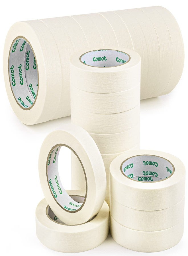 ToLanbbt Masking Tapes Bulk 1 Inch 22 Packs White Painters Drafting General Using Tapes for Painting, Craft Art, Label, Packing, Office, School, Home,1 Inch x 55 Yards x 22 Rolls (1210 Total Yards) - Image 1