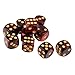 Yiotfandoll 10PCS Polyhedral Dice D6 Dice 16mm Acrylic Dice Game Dice for RPG MTG DND Table Games Red Black - Image 4