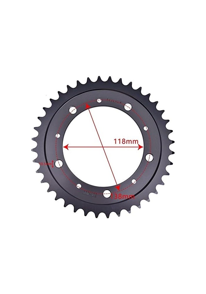 Yurefax 525 40T Motorcycle Rear Sprocket - Image 2