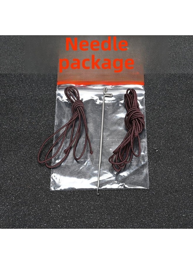 Text Play Sewing Bag Suit Threading Tool Elastic Rope Hand String Buddha Beads Buddha Head Tee Loose Beads Crochet-Color:sewing Kit (short Rope Long Rope Crochet) - Image 1