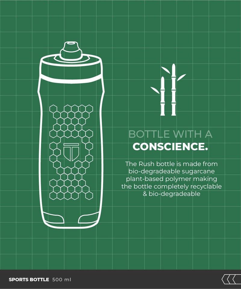 TEGO زجاجة جري بلاستيكية من قصب السكر للركض، التمارين، الصالة الرياضية، محمولة، لياقة بدنية، مشروب للرجال، النساء والأطفال - Image 4