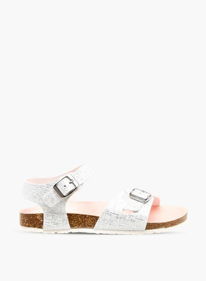 بابلوسكي Girls Buckle Detail Sandals