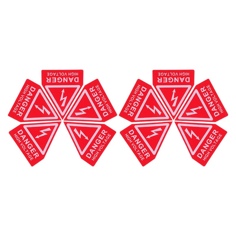 20 pcs High Voltage Warning Stickers: Self-Adhesive Safety Signs For Electrical Panels - Caution Electric Shocks Hazard Labels - Image 4