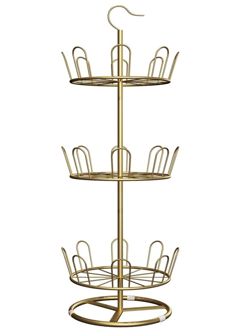 DubaiGallery - Nordic gold iron art shoe rack household outdoor balcony simple slipper rack creative hotel home stay drying rack - Image 1