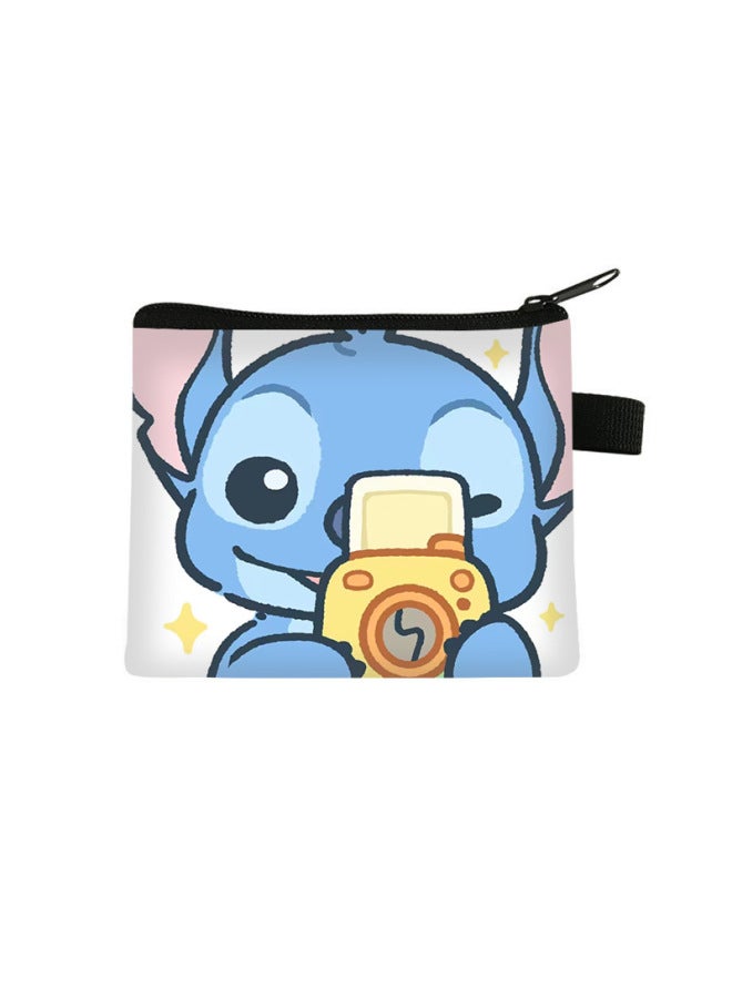 New Sch Coin Purse For Children, Mini Cute Bag, Polyester, Large Capacity, High-end Feel Style Storage Bag