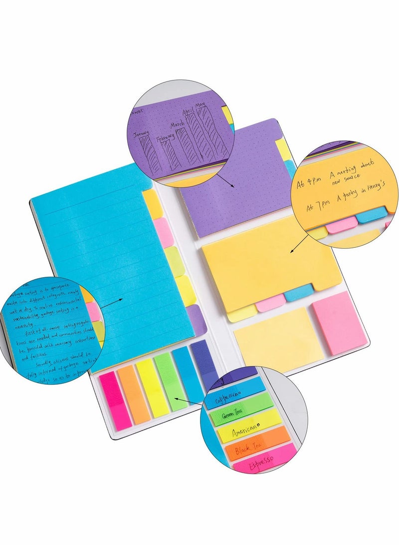 Y&D Sticky Notes Set, Multicolor Note Page Markers Prioritize Coding Divider Tabs for Planner, Bullet Journaling Writing, Taking Calendar  - Image 5