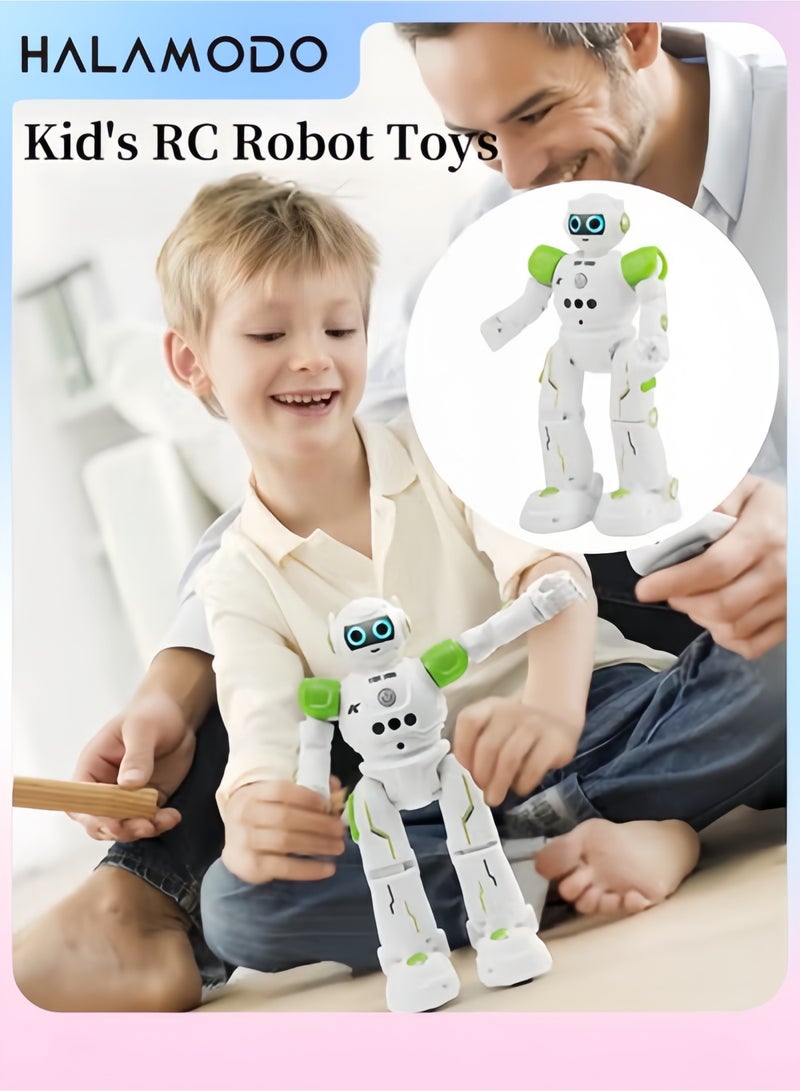 Kid's RC Robot Toys Gesture Sensing Programmable Rechargeable Remote Control Robot with Infrared Controller Dancing Singing Talking Kit Robot for Boys Girls as Birthday Gift - Image 1