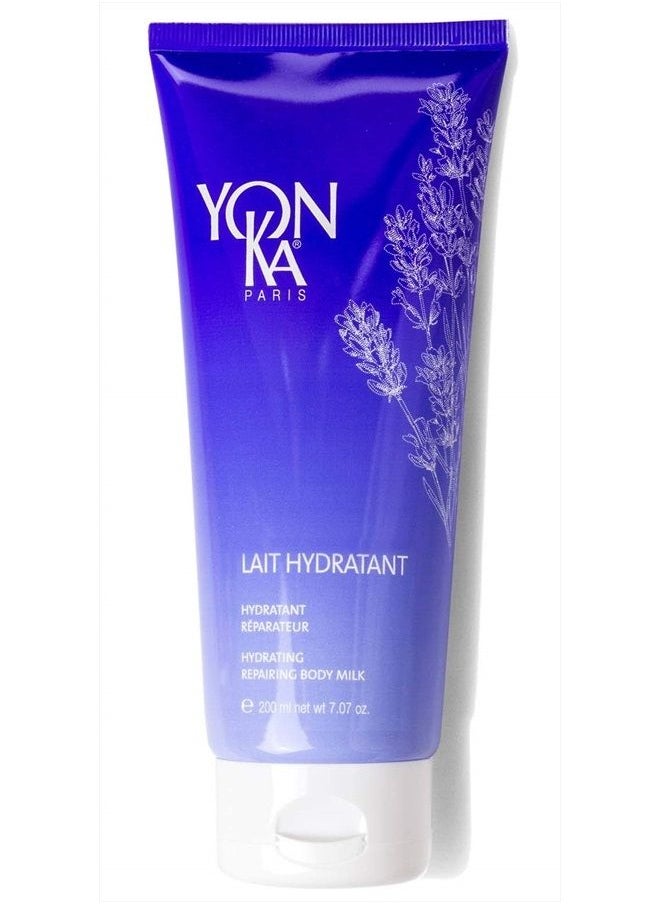 Yonka Yon-Ka Lait Hydrant Body Milk, Hydrating and Regenerating Body Lotion with Glycerin and Sweet Almond Oil, Nourish Dry Skin (7.07oz / 200ml)  - Image 1