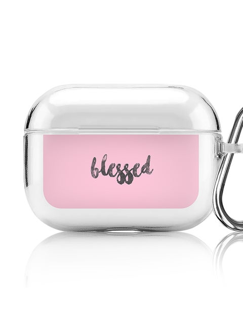 Classic Clear printed Case for Apple AirPods Pro 2nd Generation Thin Transparent Cover [Designed for Apple AirPods Pro 2nd Generation] - Blessed