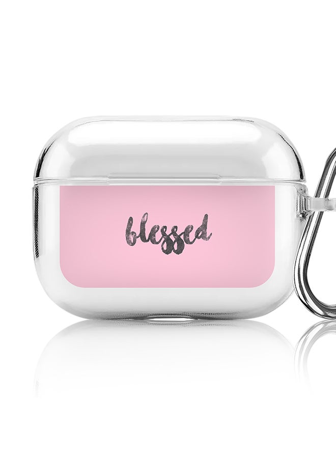 Stylizedd - Classic Clear printed Case for Apple AirPods Pro 2nd Generation Thin Transparent Cover [Designed for Apple AirPods Pro 2nd Generation] - Blessed - Image 1