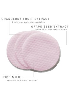 Arcona ARCONA Triad Pads - Cold Processed Cranberry and Rice Toner, Brightening Toner Pads for Face, 45 Facial Toner Pads. Made in The USA.  - Image 4