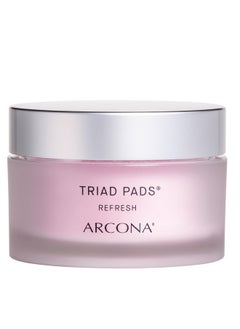 Arcona ARCONA Triad Pads - Cold Processed Cranberry and Rice Toner, Brightening Toner Pads for Face, 45 Facial Toner Pads. Made in The USA.  - Image 1