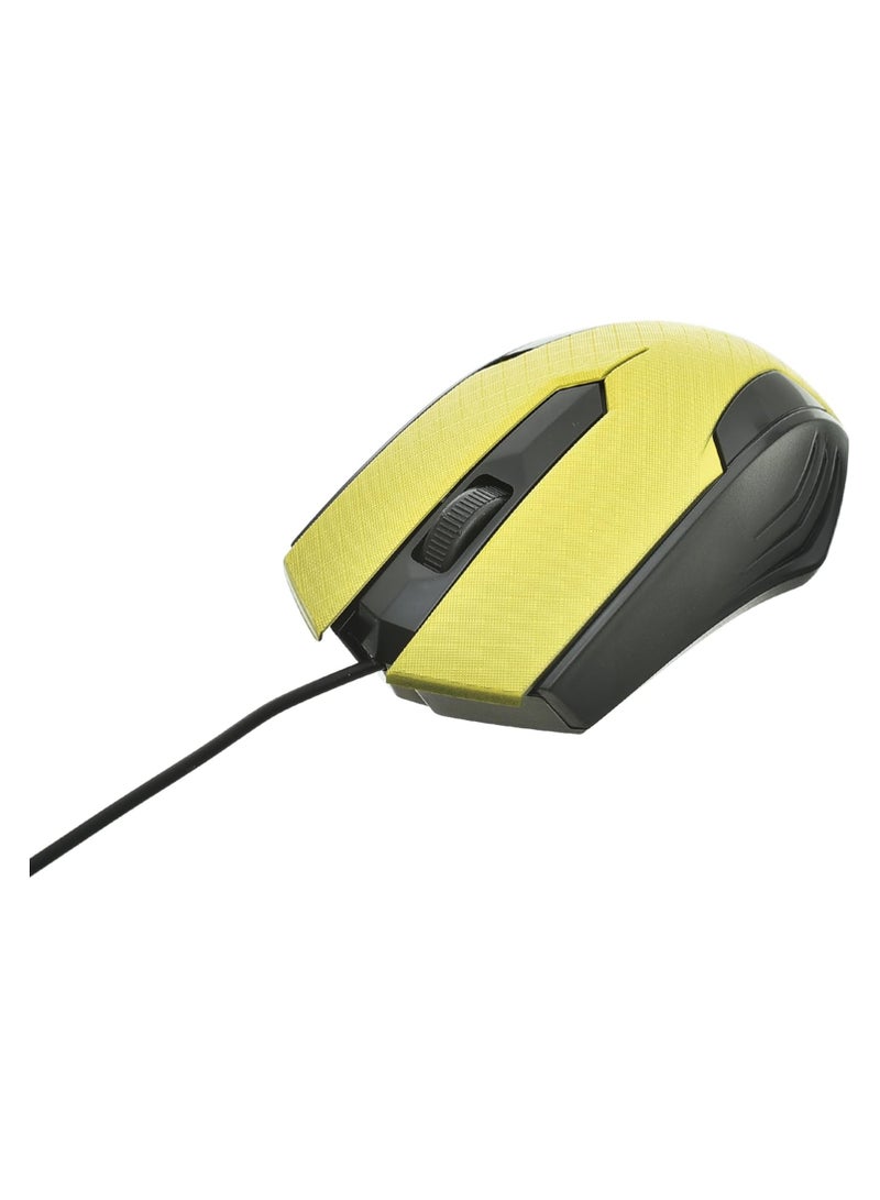 جاما ماوس جاما سلكي 800 نقطة فى البوصة M-62 - أصفر  و اسود - Image 2