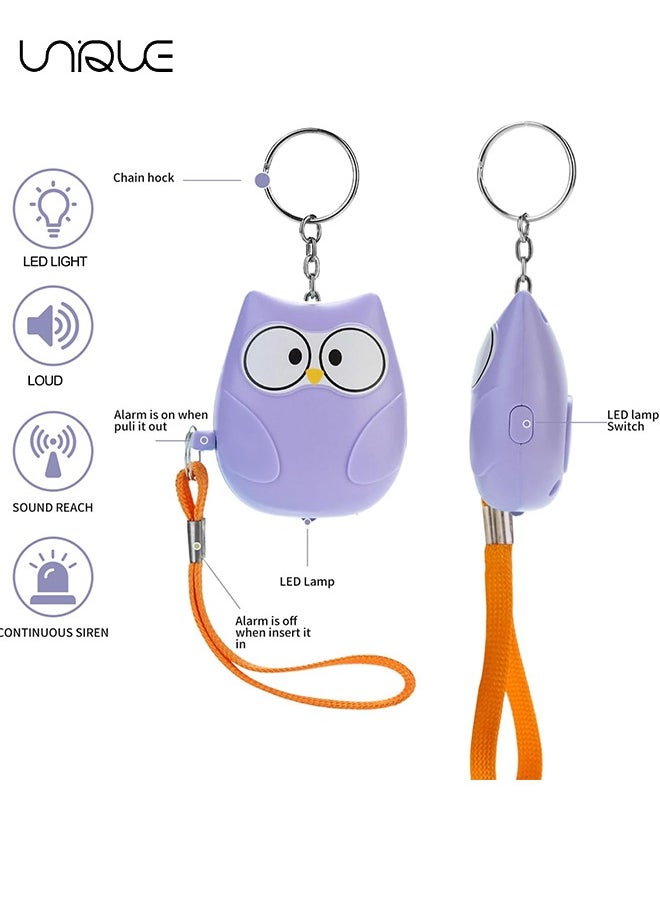 Unique - Door Bells Chimes - Personal Alarm Safe Sound for Women - 130dB Loud Siren with LED Light - Emergency Self-Defense Safety Alarm Keychain, Security Siren for Children, Elderly - Image 1