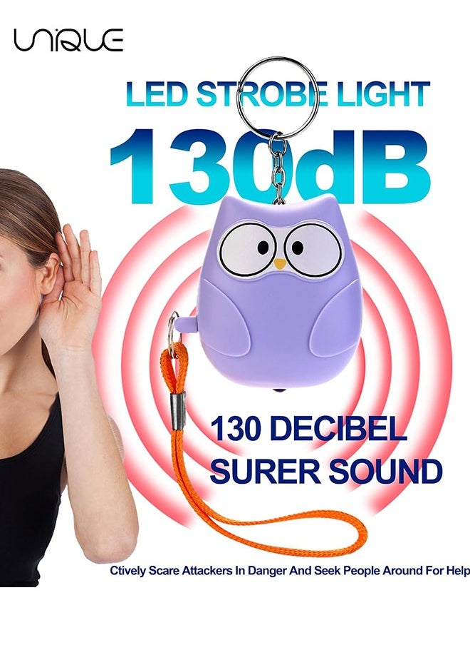 Unique - Door Bells Chimes - Personal Alarm Safe Sound for Women - 130dB Loud Siren with LED Light - Emergency Self-Defense Safety Alarm Keychain, Security Siren for Children, Elderly - Image 1