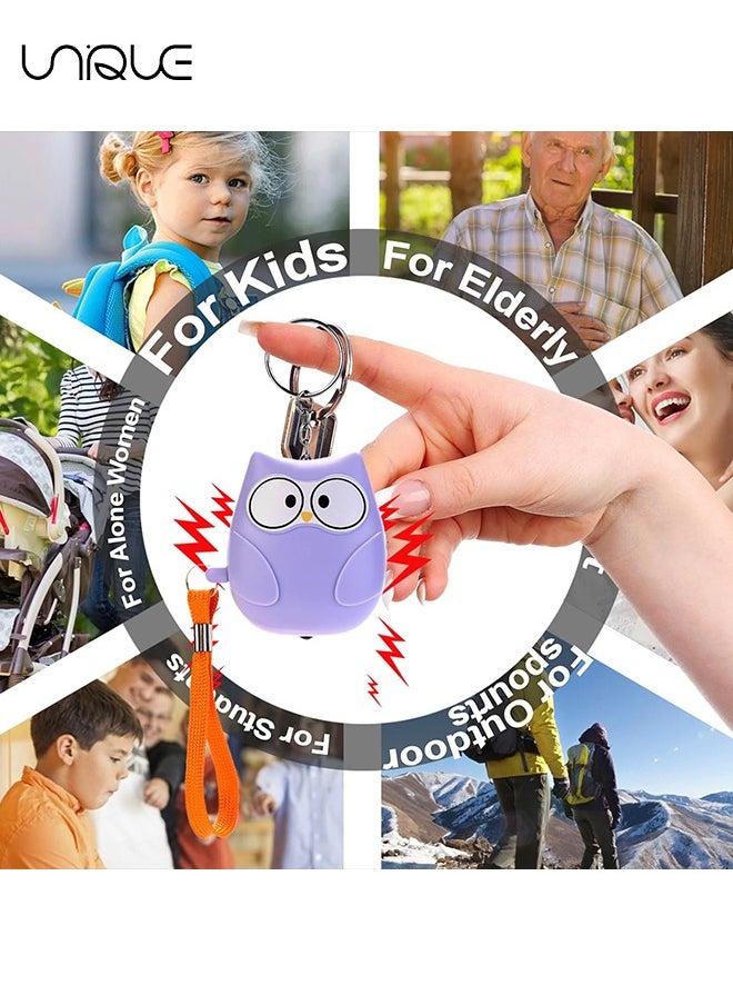 Unique - Door Bells Chimes - Personal Alarm Safe Sound for Women - 130dB Loud Siren with LED Light - Emergency Self-Defense Safety Alarm Keychain, Security Siren for Children, Elderly - Image 1