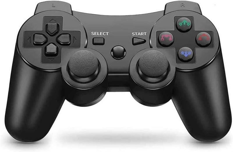 CHENGDAO وحدة تحكم CHENGDAO اللاسلكية لـ PS3 SIX-AXIS مزدوجة الصدمات لـ Playstation 3 مع كابل شحن... - Image 1