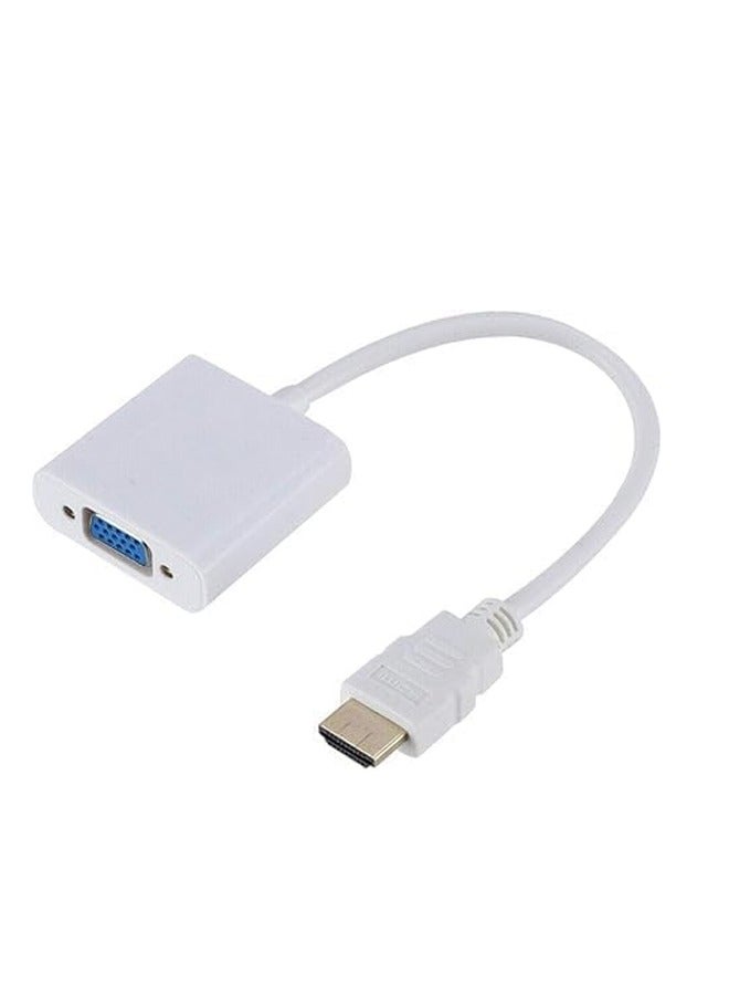 HDMI Male To VGA Female Adapter-White  - Image 3