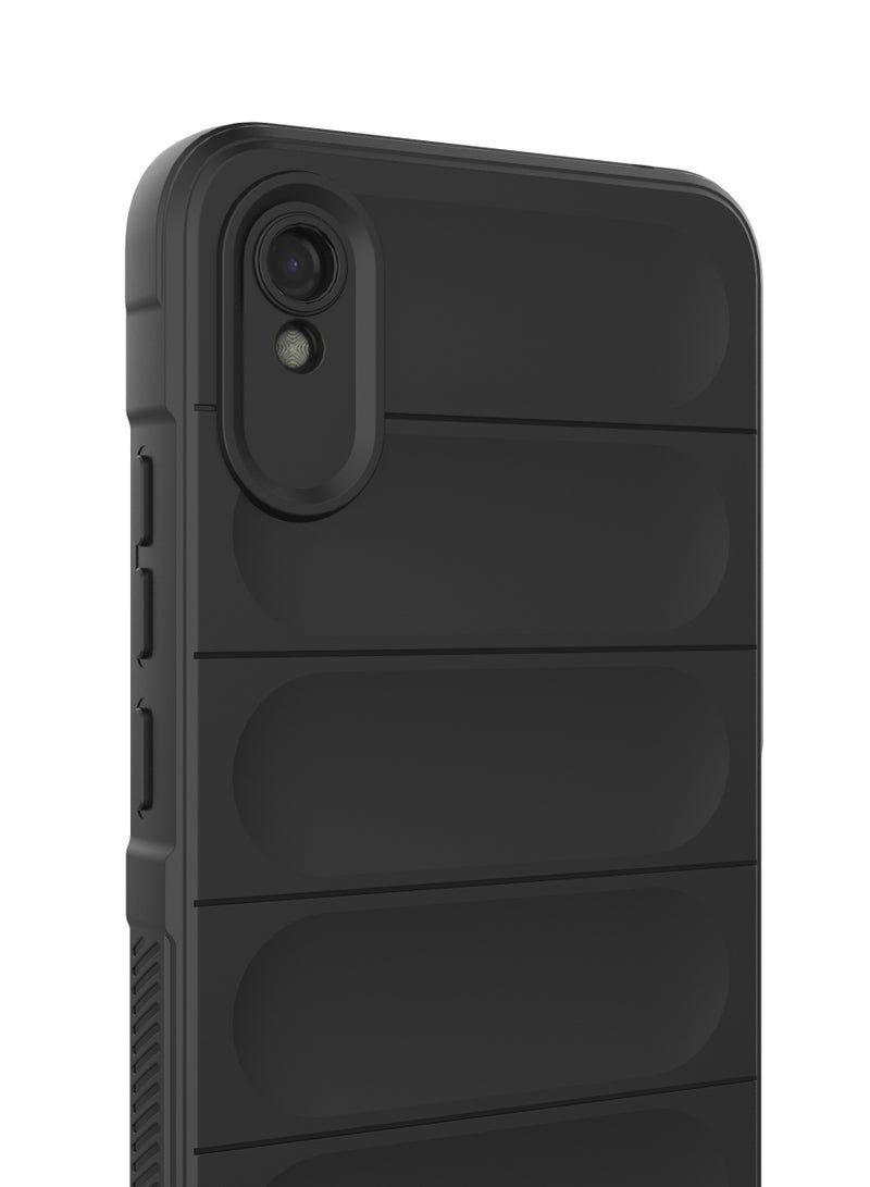 انبلاك جراب خلفي ماجيك متوافق مع شاومي ريدمي 9A (اسود) - Image 4