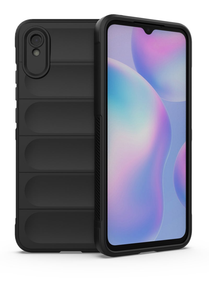 انبلاك جراب خلفي ماجيك متوافق مع شاومي ريدمي 9A (اسود) - Image 2