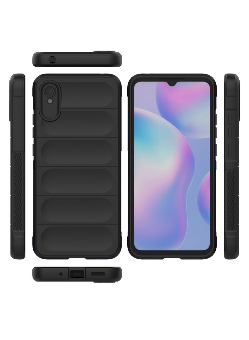 انبلاك جراب خلفي ماجيك متوافق مع شاومي ريدمي 9A (اسود) - Image 3