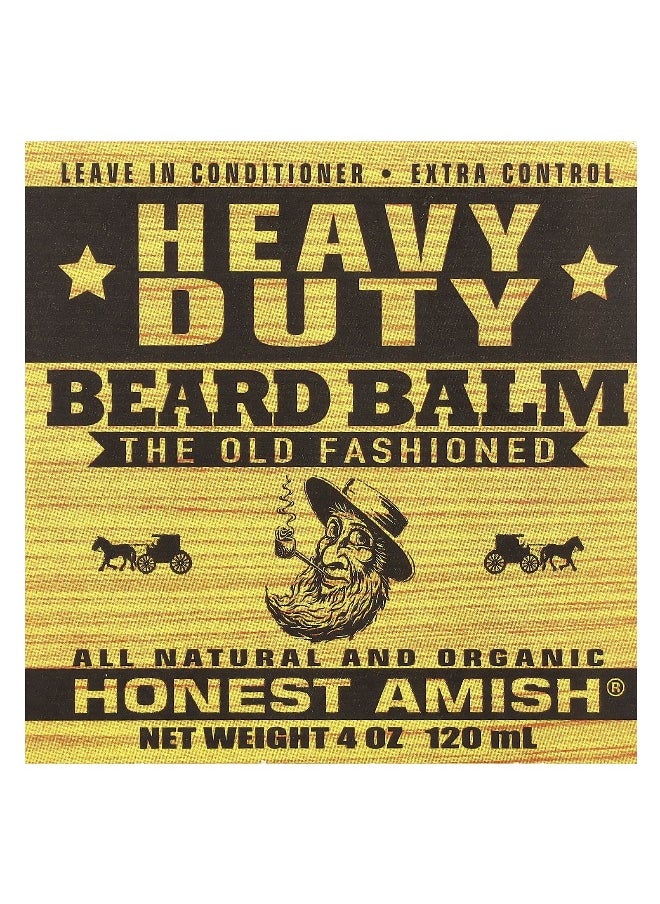 Honest Amish - Honest Amish, Heavy Duty Beard Balm, 4 oz (120 ml) - Image 1