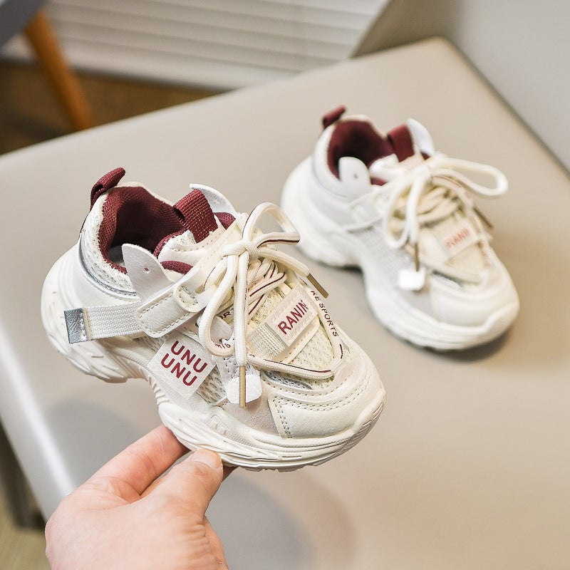 Mesh Sneakers Lightweight Flexible Sole Walking Shoes For Kids Indoor And Outdoor Activities - Image 4