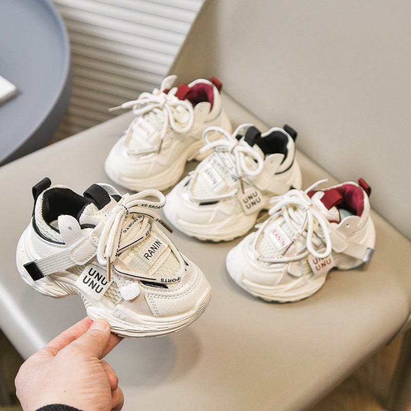 Mesh Sneakers Lightweight Flexible Sole Walking Shoes For Kids Indoor And Outdoor Activities - Image 3
