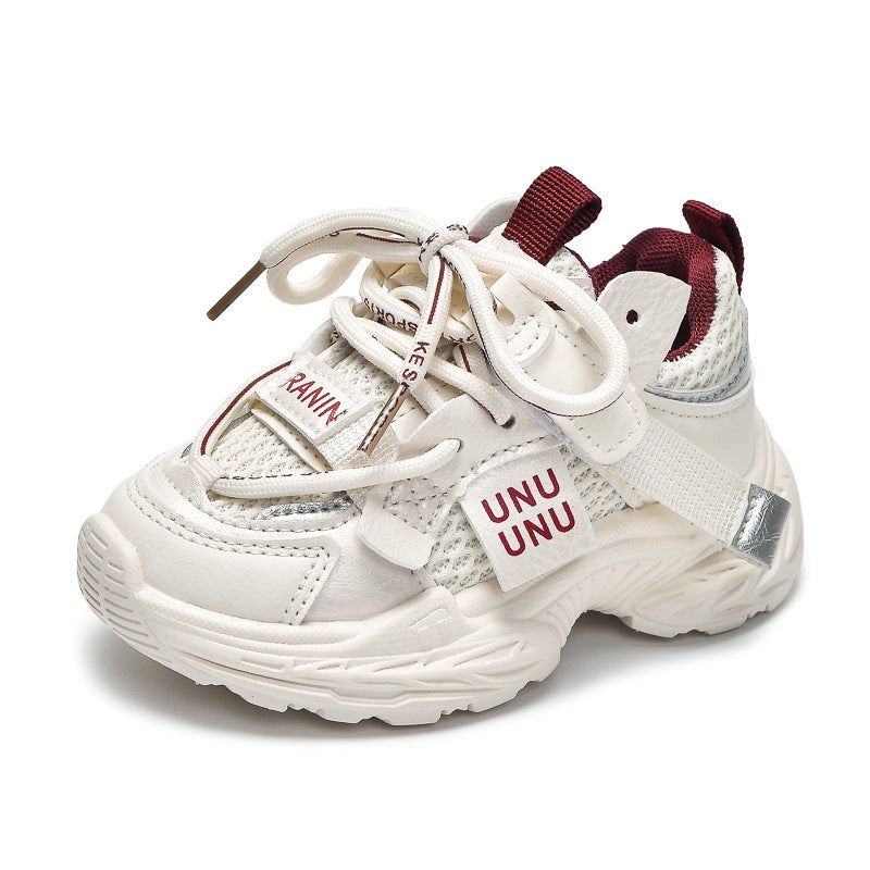 Mesh Sneakers Lightweight Flexible Sole Walking Shoes For Kids Indoor And Outdoor Activities - Image 1