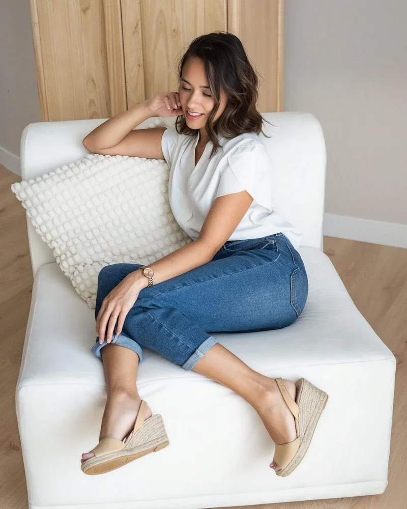 SHOEQ Classic Espadrille Wedge