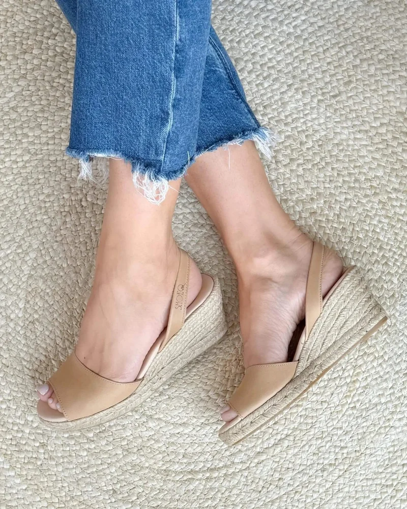 SHOEQ  Classic Espadrille Wedge for Women | Best Price UAE