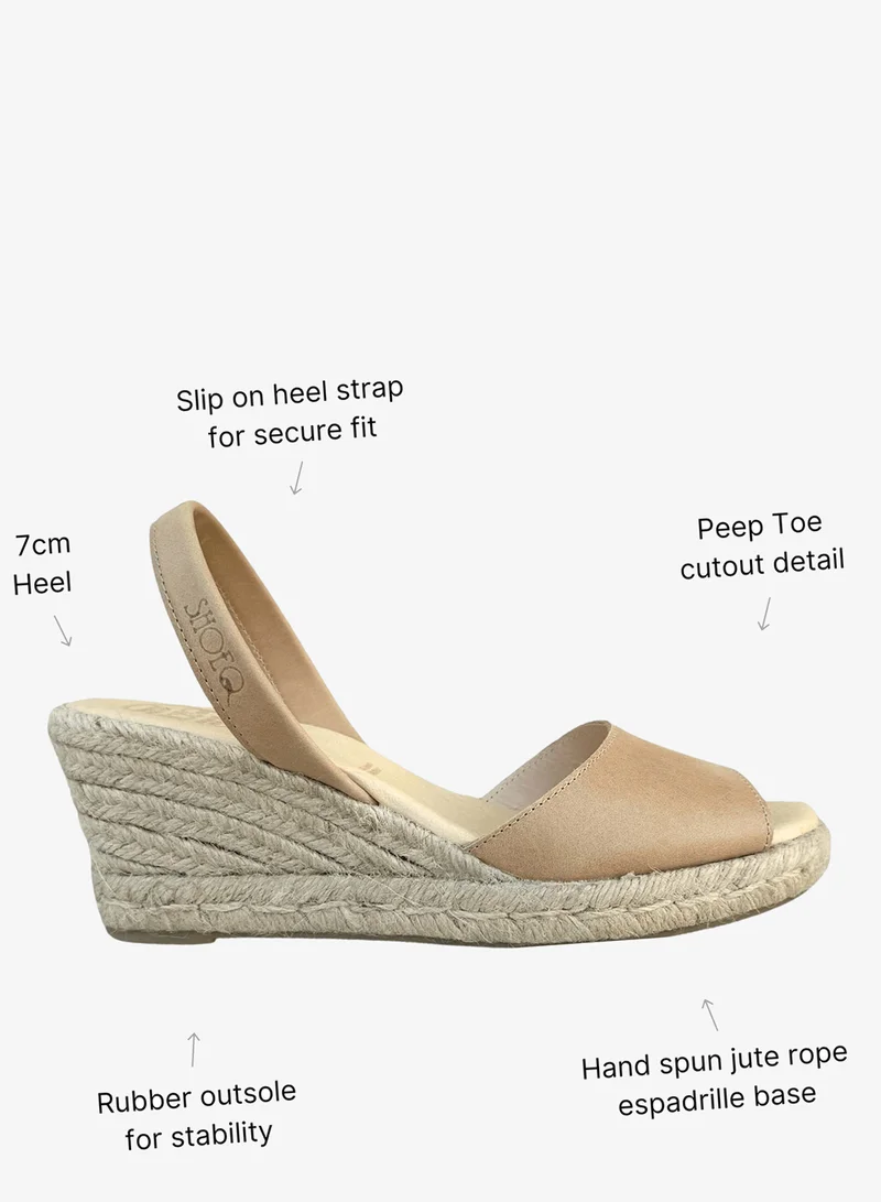 SHOEQ  Classic Espadrille Wedge for Women | Best Price UAE