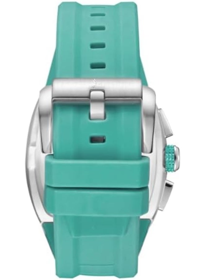 Tornado XENITH Men's VX9J, High Precision Japanese Quartz Movement Watch, Analog Display and Silicone Strap - T23105-SSHB, Green - Image 3