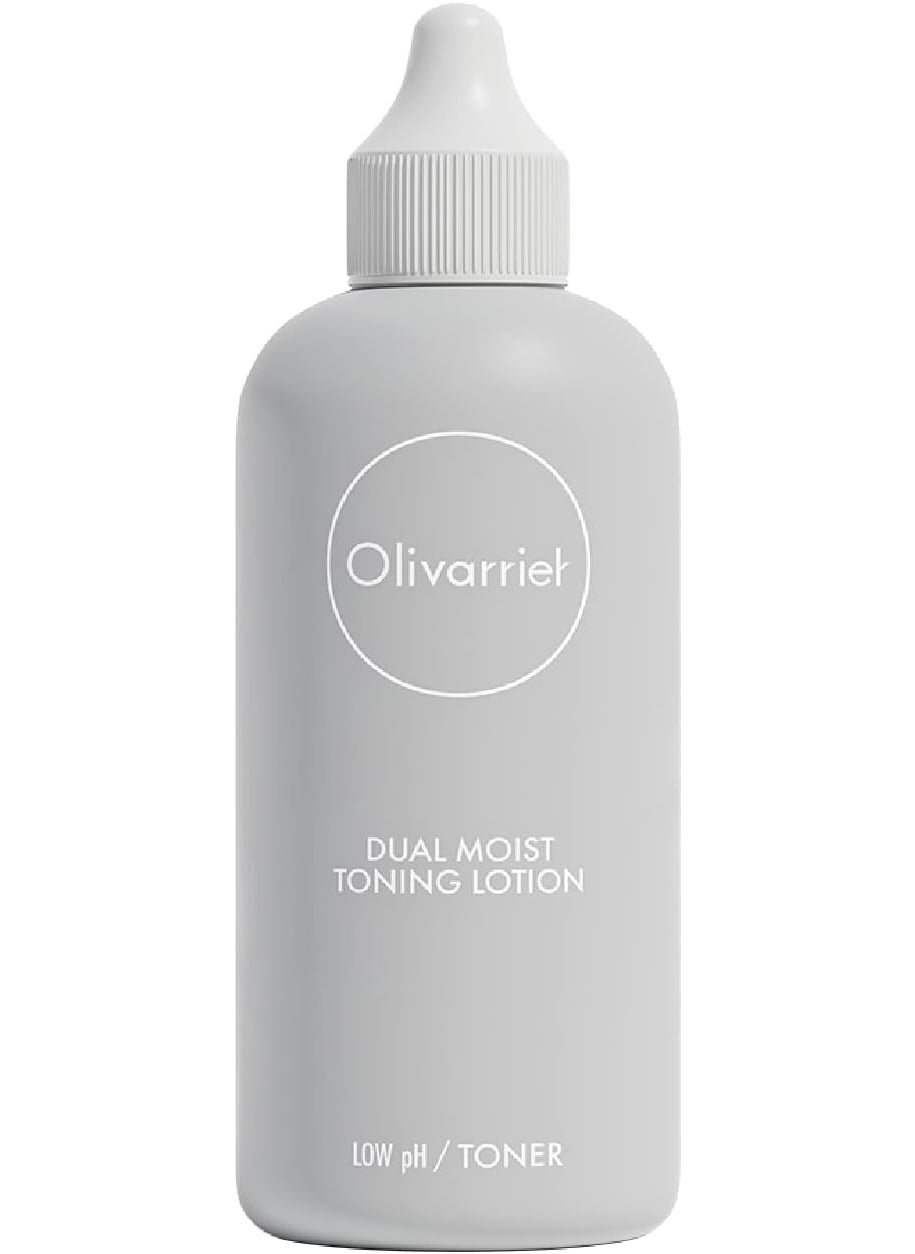 Olivarrier Dual Moist Toning Lotion Unscented Mildly Acidic Organic Moisturizing Toner Calming Hydrating for Dry  Sensitive Skin 