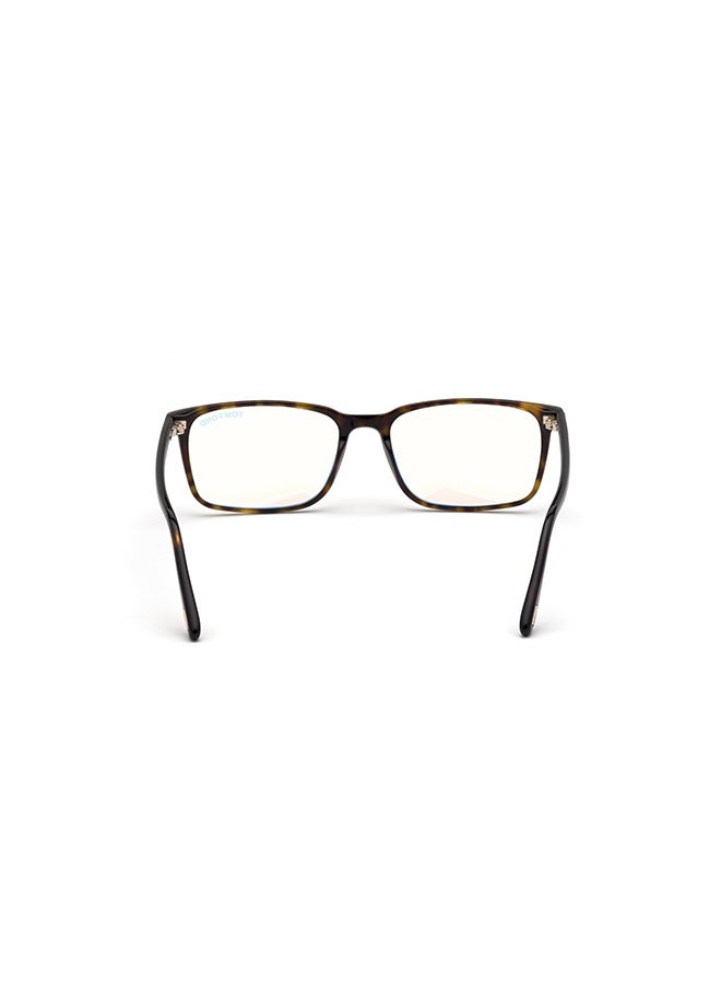 TOM FORD إطارات نظارات مستطيلة للرجال داكنة هافانا توم فورد FT5735-B05256 56 مم - Image 4