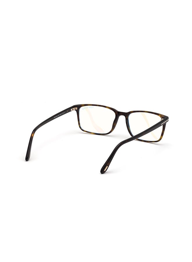 TOM FORD إطارات نظارات مستطيلة للرجال داكنة هافانا توم فورد FT5735-B05256 56 مم - Image 5