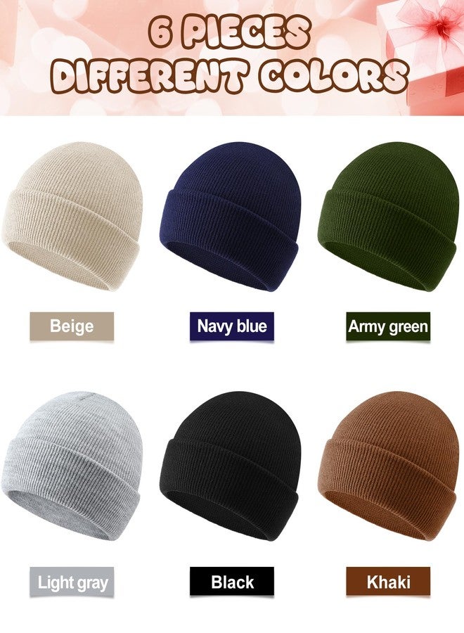 Liitrsh Pack of 6 Winter Baby Beanies Soft Warm Newborn Toddler Infant Cute Knit Baby Hats for Boys Girls Kids (for Under 1 Year Old) - Image 2
