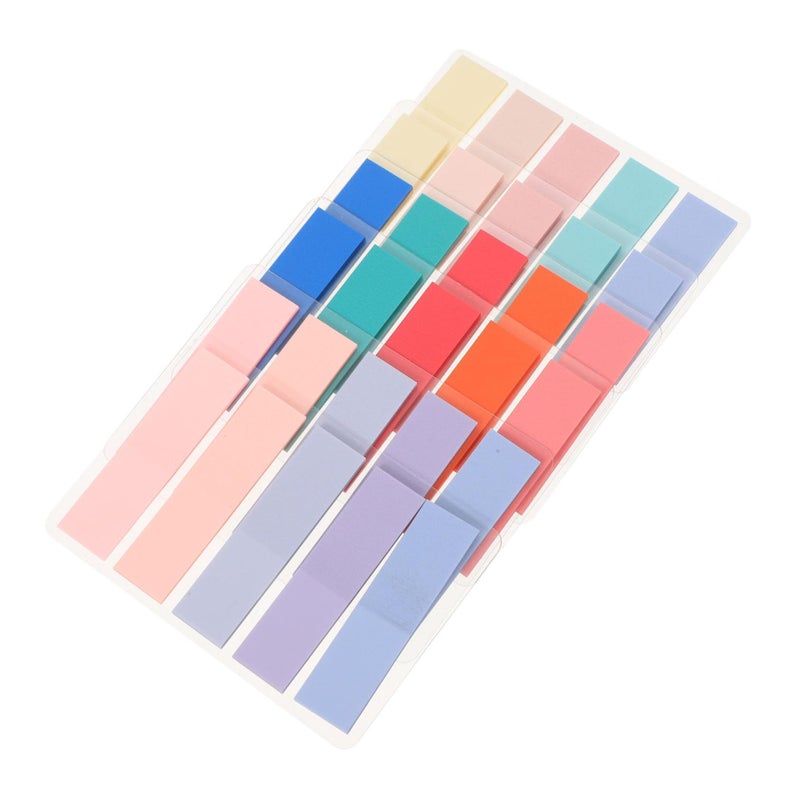 6 Translucent Pet Page Markers Office School Book Tabs Smooth Writable Sticky Index - Image 2