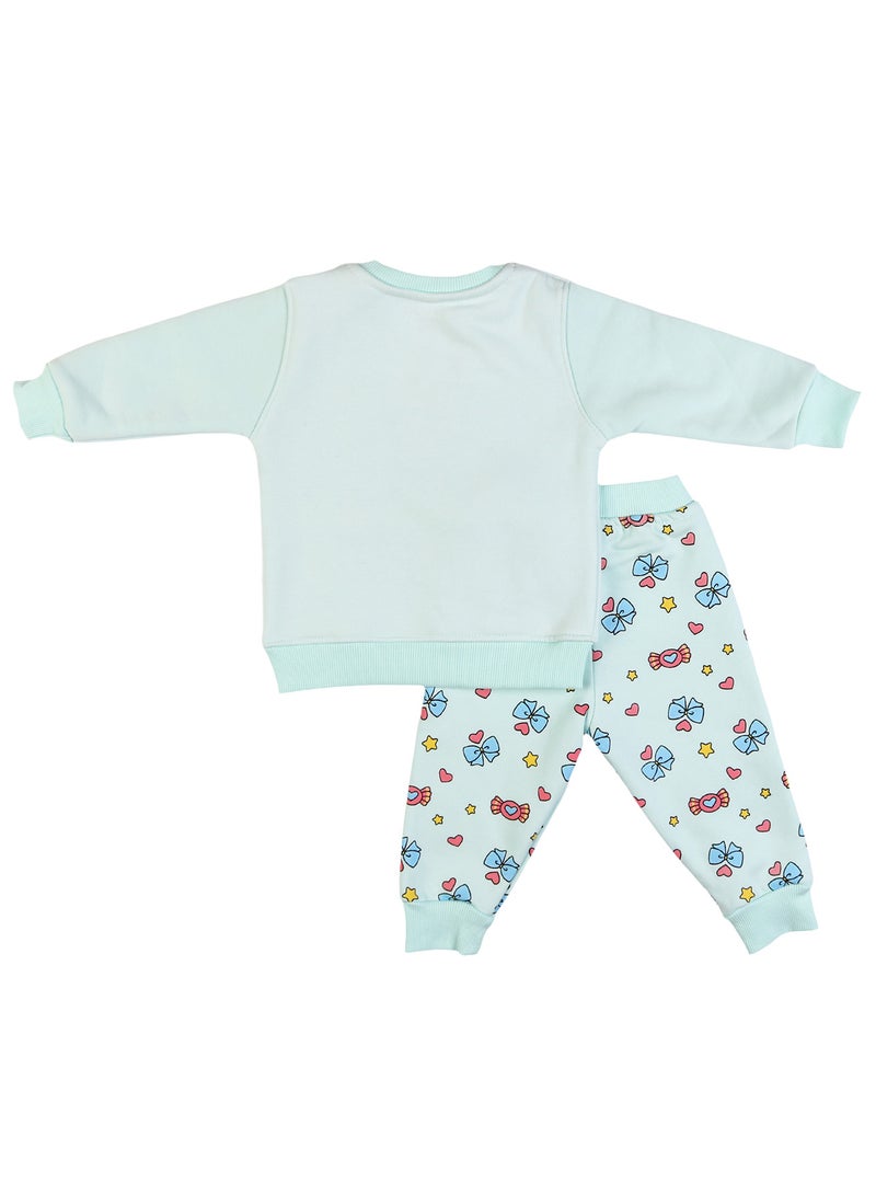 زيركون بيجامة مواليد  شتوي - Image 3