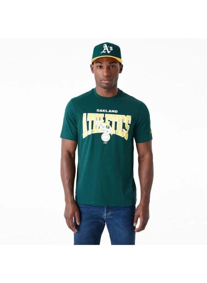 نيو ايرا Oakland Archer Wordmark Graphic T-Shirt