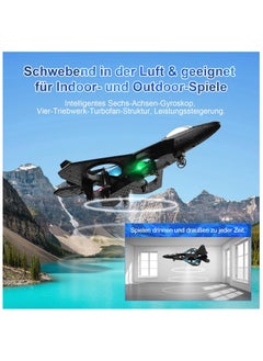 HAVEN Aeroplane 2.4GHz Remote Controlled Aeroplane L0712 | Quadcopter Floating Fighter Plane RC Aeroplane RTF for Beginners, Children, and Adults | APlane Toy with Coloured Lights & USB Charging  - Image 4
