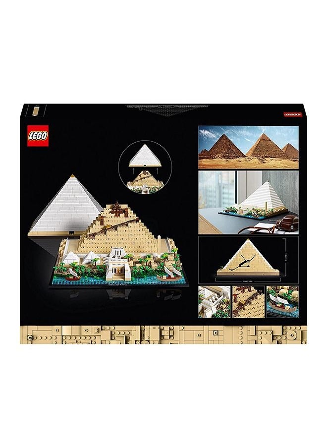 LEGO - Architecture Landmarks Collection: Great Pyramid Of Giza 21058 Building Kit; Collectible Display Model For Adults; Fun Gift For Lovers Of History, Ancient Buildings And Travel (1,476 Pieces) - Image 1
