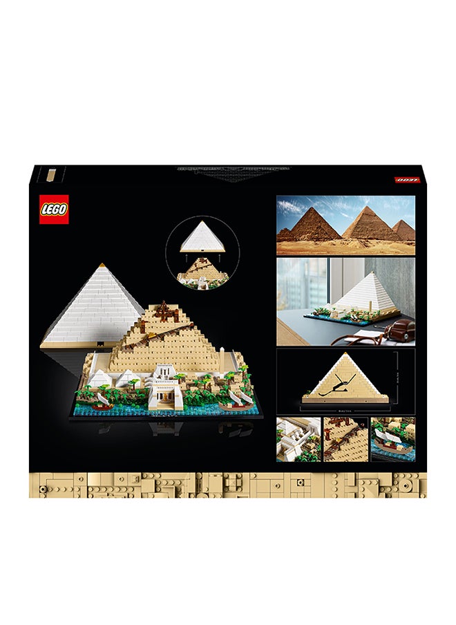 LEGO - Architecture Landmarks Collection: Great Pyramid Of Giza 21058 Building Kit; Collectible Display Model For Adults; Fun Gift For Lovers Of History, Ancient Buildings And Travel (1,476 Pieces) - Image 1