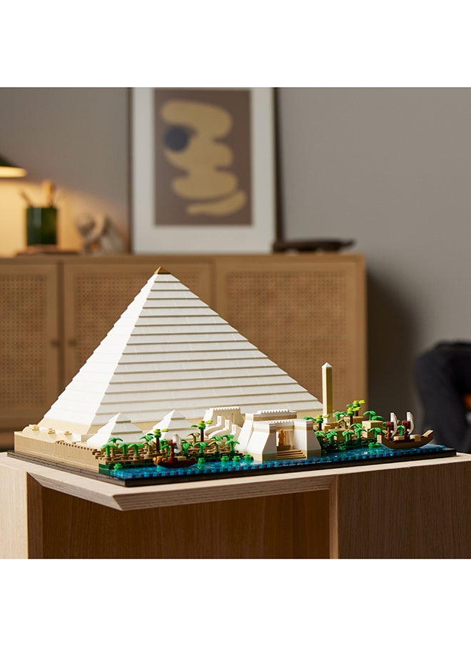 LEGO - Architecture Landmarks Collection: Great Pyramid Of Giza 21058 Building Kit; Collectible Display Model For Adults; Fun Gift For Lovers Of History, Ancient Buildings And Travel (1,476 Pieces) - Image 1