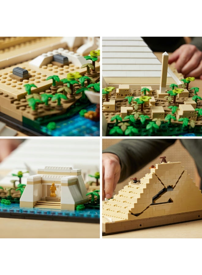 ليغو مجموعة المعالم من LEGO® Architecture: مجموعة هرم الجيزة الأكبر 21058 من LEGO® Architecture؛ نموذج قابل للتجميع للبالغين (1476 قطعة) - Image 4