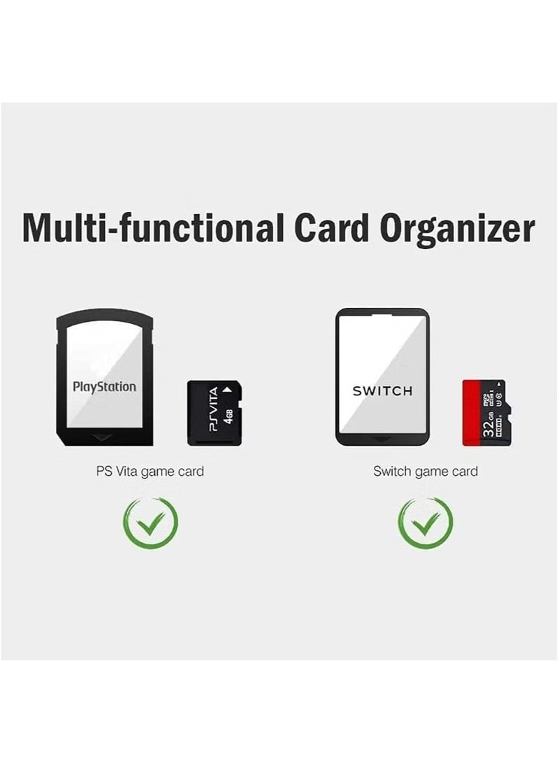 80 Games Holder Cartridges Storage Case 80 Switch Game Card Case Switch Card Holders for Nintendo Switch Physical Games or SD Memory Cards - Image 5